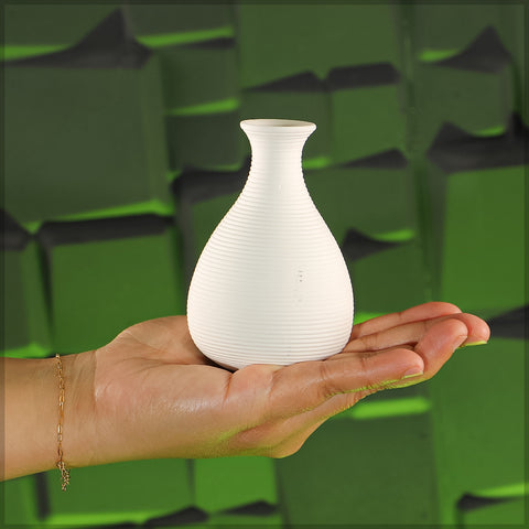 Small Sizes White Ceramic Vase