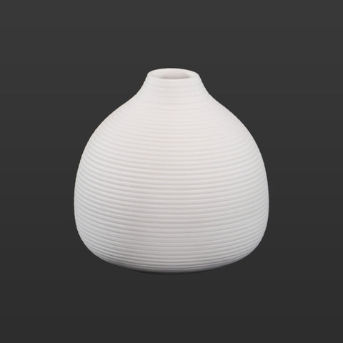 Elegant small ceramic bud vase for minimalist decor