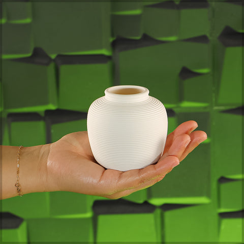 Elegant small sizes white ceramic vase for stylish spaces