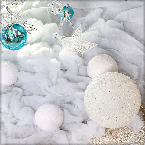 Decorative White Snow Blanket