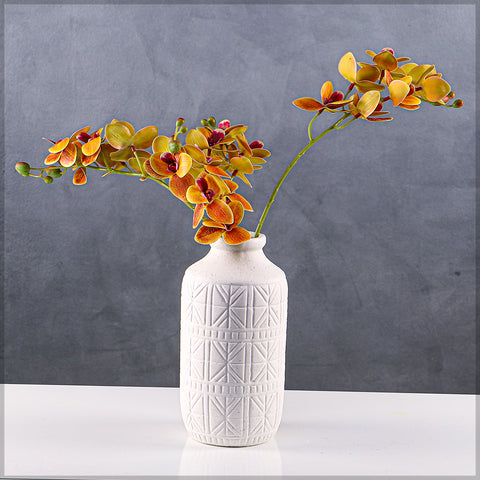 White Ceramic Flower Vase