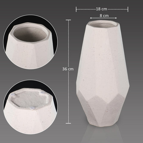 Modern geometric vase for elegant home decor and flower arrangements