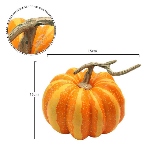 15CM Fake Decorative Pumpkin