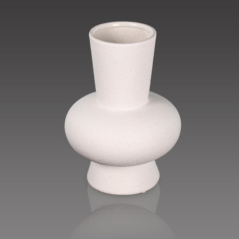 White modern vase for elegant home decor and floral styling