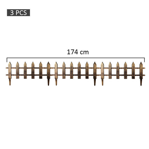 Affordable plastic fence for garden offering easy installation