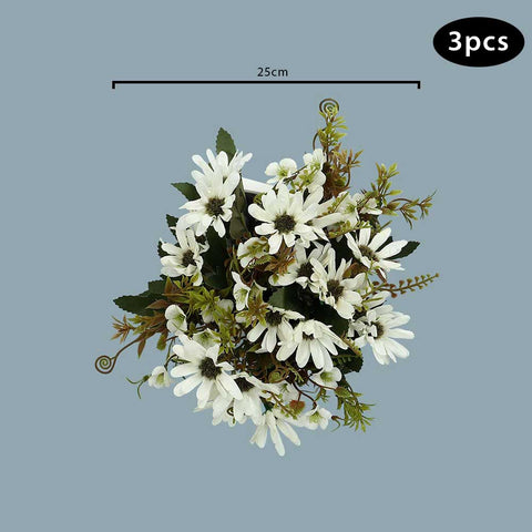 Artificial Mix Mini Daisy Flowers White