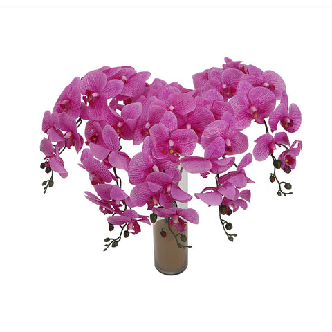 Artificial Orchid Flowers Purple-MST-556