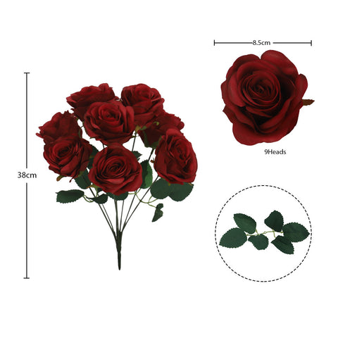 Artificial Silk Rose Flowers