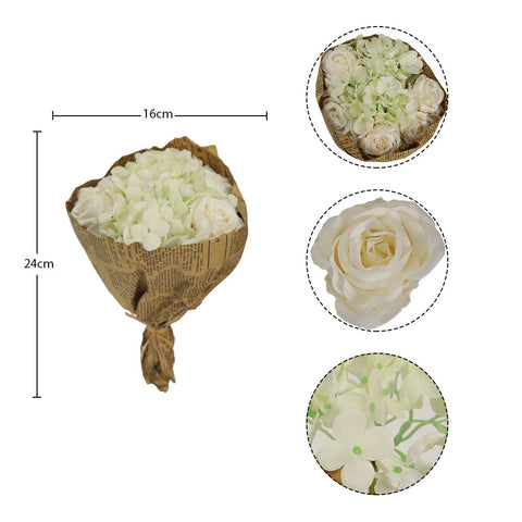 Artificial Silk Rose Hydrangea Flower