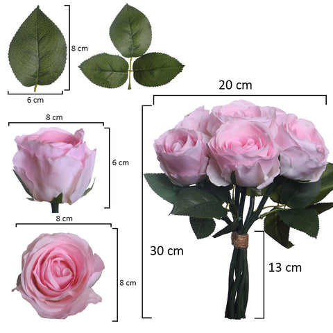 Artificial Real Touch Bunch Rose