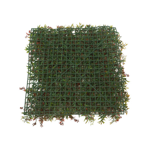 Artificial Wall Grass Panel Red