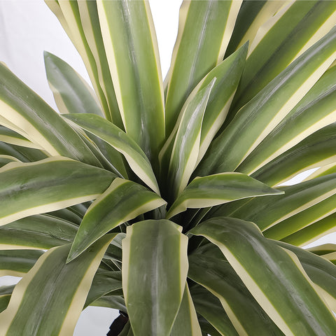 Realistic artificial yucca pallida for tropical home decor