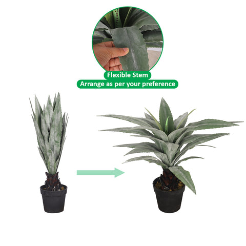 Realistic artificial yucca plant for home décor