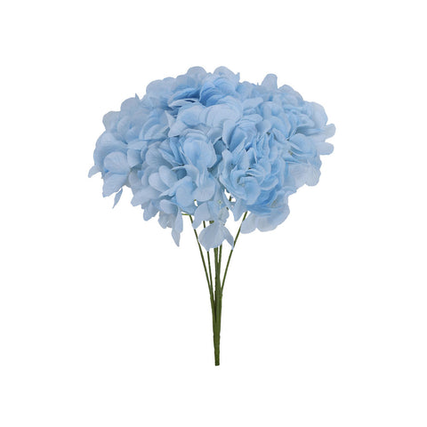 Artificial Silk Hydrangea Flowers Blue